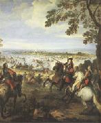 Parrocel, Joseph Crossing of the Rhine by the Army of Louis XIV on 12 June (mk05) Spain oil painting reproduction
